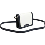 Dolce & Gabbana Beige Black Leather Card Holder Crossbody Men Borse Bag SMY11228