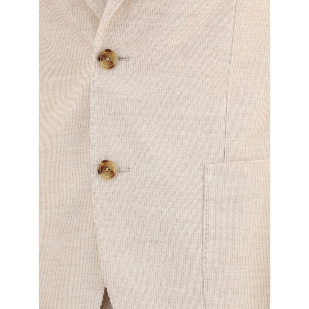 Lardini Beige Cotton Two-Piece Suit