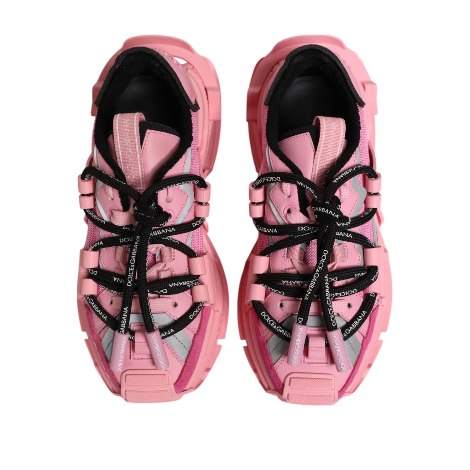 Dolce & Gabbana Pink Low Top Space Women Sneakers Shoes