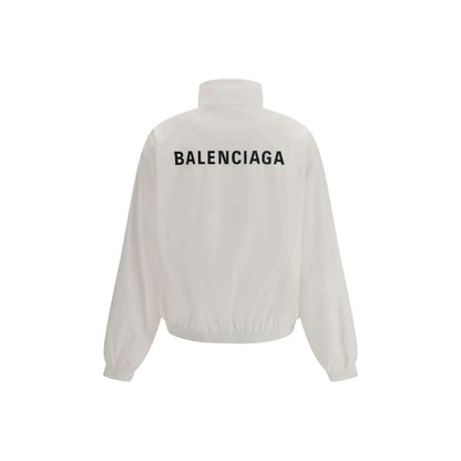 Balenciaga White Polyester Shell Jacket