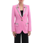 Dolce & Gabbana Pink Wool Jackets & Coat DO-15963-IT36|XXS