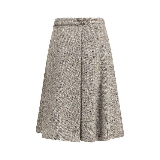 Brunello Cucinelli Virgin wool midi Skirt BR-MG530G3906C6286-IT38 | S