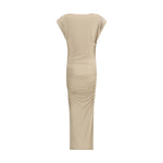Marant Etoile Draped midi Dress MA-RO0802FAC3K01E23SD-IT36 | XS