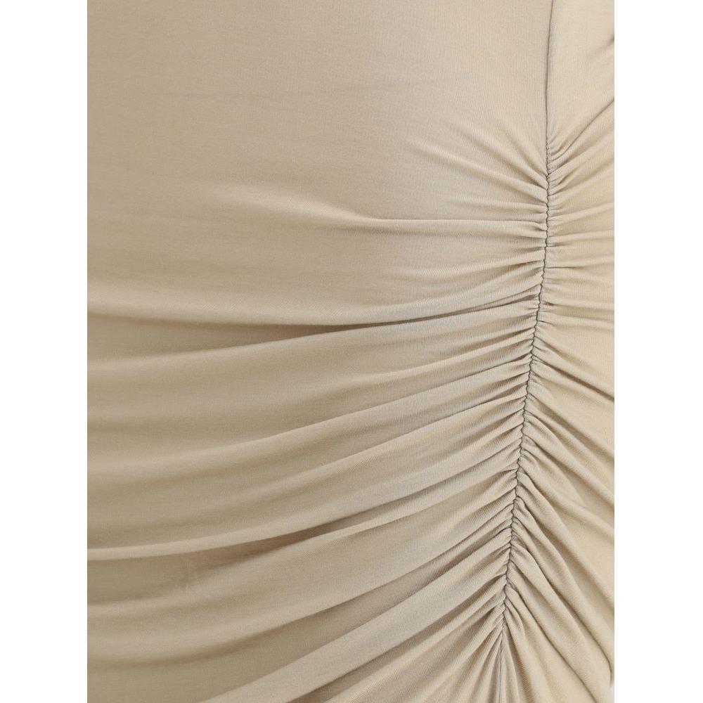 Marant Etoile Draped midi Dress MA-RO0802FAC3K01E23SD-IT36 | XS