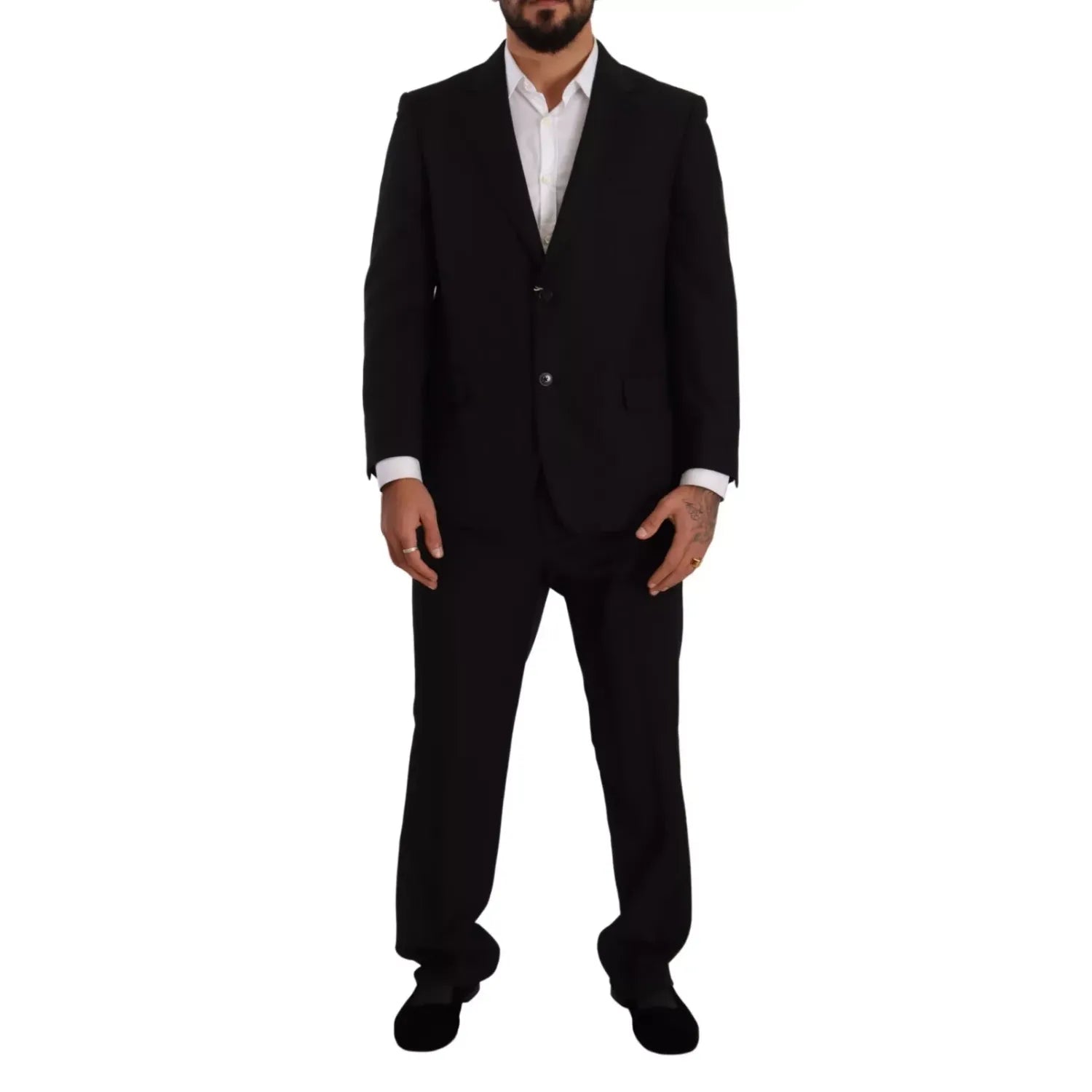 Front view with bag zipped and handles upright.