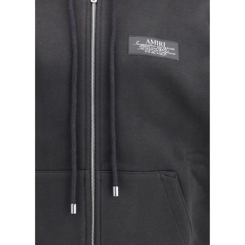 Amiri Zip Hoodie AM-AMJYHD1118BLACK-L