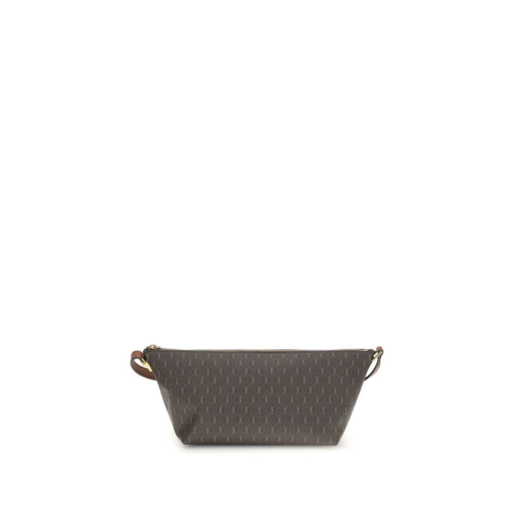Front view with bag zipped and handles upright.