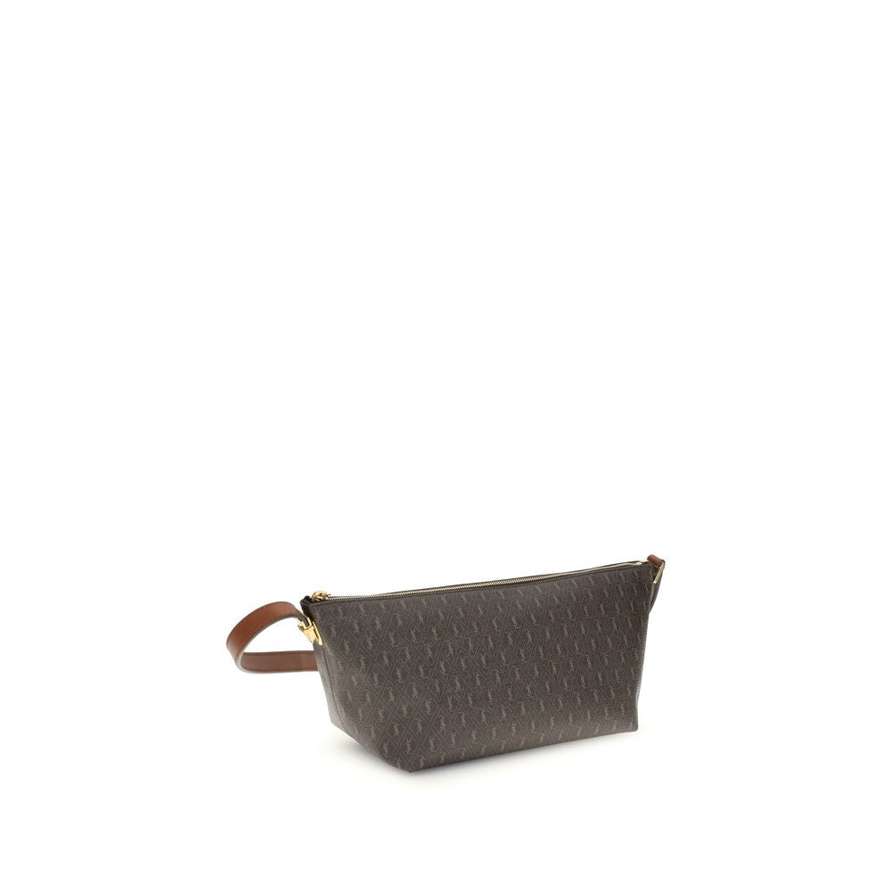 Front view with bag zipped and handles upright.