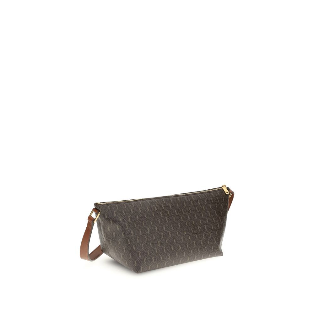 Front view with bag zipped and handles upright.