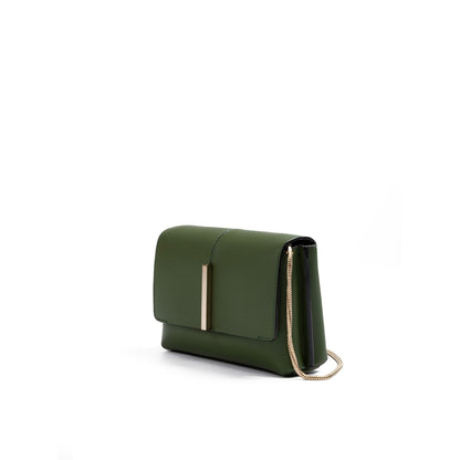 Giada Dark Green Leather Crossbody Bag