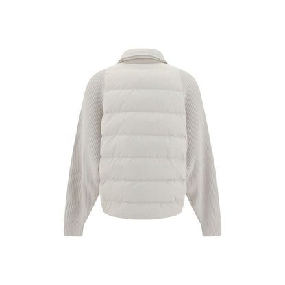 Brunello Cucinelli White Polyamide Coat