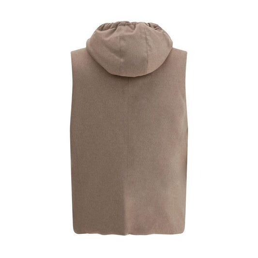 Brunello Cucinelli Wool Down Vest BR-MM4701775CSV18-M