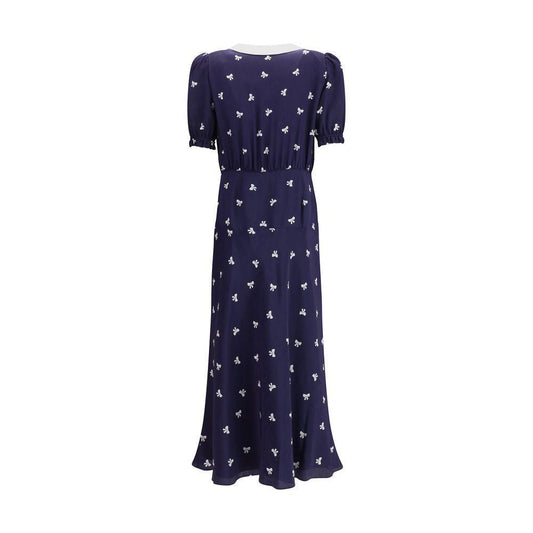 Alessandra Rich Bow patterned Dress