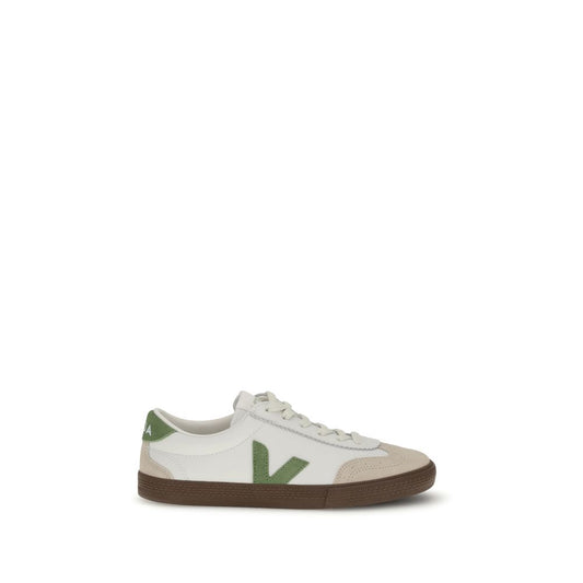 Veja White Leather Low Top Sneakers