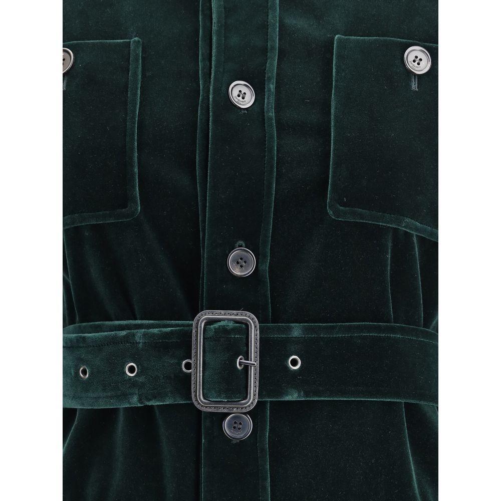 Front view with bag zipped and handles upright.