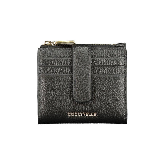 Coccinelle Black Leather Women Wallet CO-39523