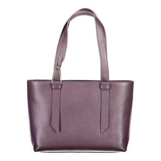 Coccinelle Purple Leather Women Handbag CO-39538
