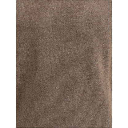 Brooksfield Brown Fleece Wool Turtleneck