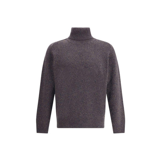 Brooksfield Multicolor Fleece Wool Turtleneck