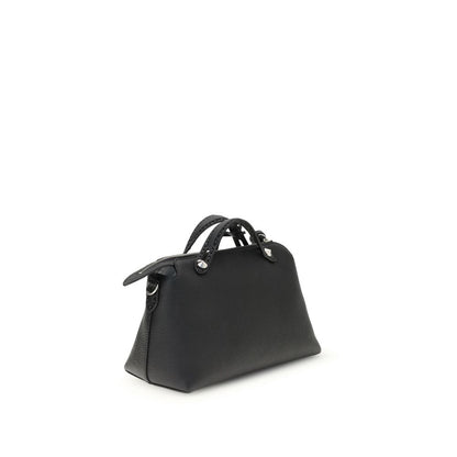 Fendi Black Calf Leather Bos Taurus Shoulder Bag