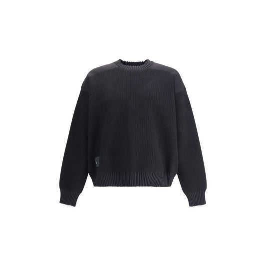 Y-3 Wool padded crew Sweater Y-KD2555BLACK-L