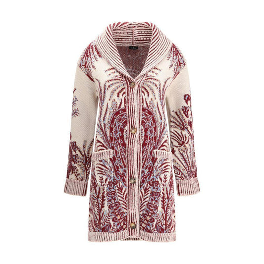 Etro Wool and cotton maxi Cardigan ET-WRKE0162AQ165X0801-IT38 | S