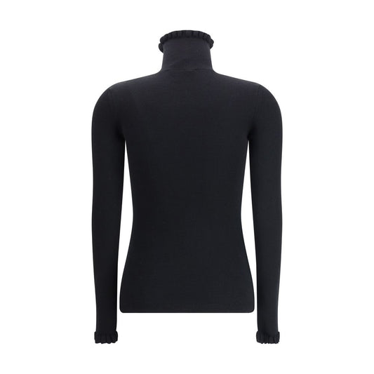 Valentino Wool Sweater with ruffled collar VA-7B3KC66G9H70NO-M