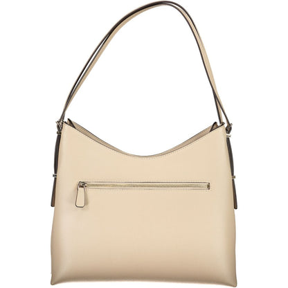 Guess Jeans Beige Polyethylene Women Handbag