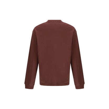 Agolde Bordeaux Cotton Long Sleeve T-Shirt