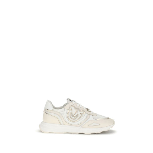 PINKO White Cotton Athletic Sneakers
