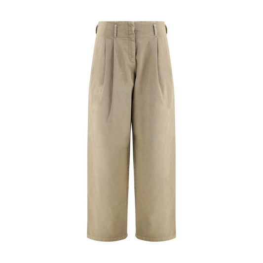 Golden Goose Bicolor Cotton Casual Pants