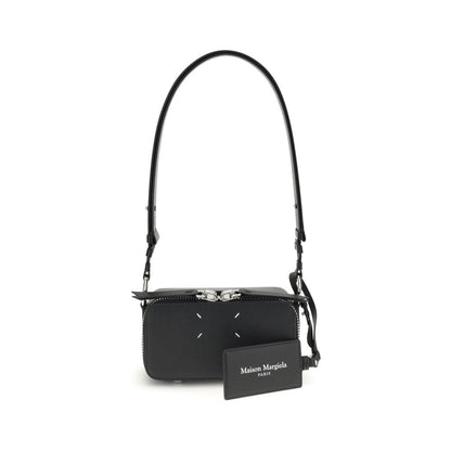 Margiela Black Calf Leather Bos Taurus Shoulder Bag