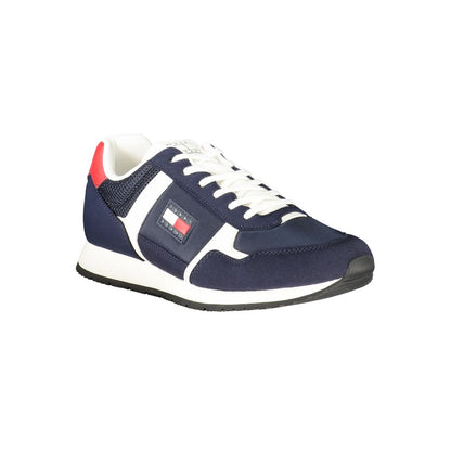 Tommy Hilfiger Blue Polyurethane Men Sneaker