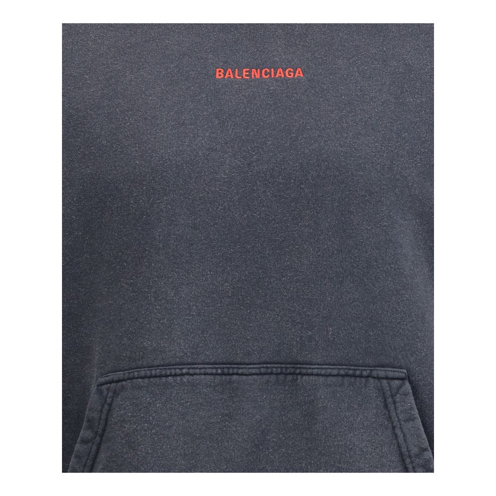 Balenciaga Gray Cotton Sweatshirt