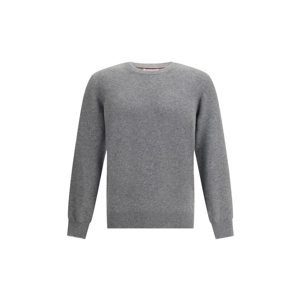 Brunello Cucinelli Gray Cashmere Cashmere Sweater