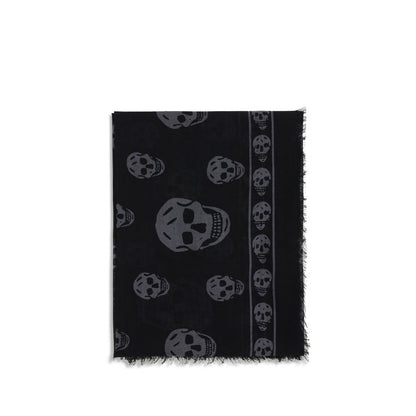 Alexander McQueen Black Modal Scarf
