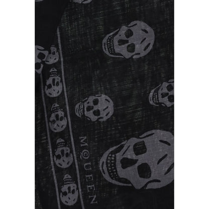 Alexander McQueen Black Modal Scarf