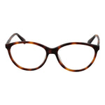 Longchamp Brown Women Glasses Frame, acetate full-rim cat eye with demo lenses, size 53-15-140, luxury eyewear for women.