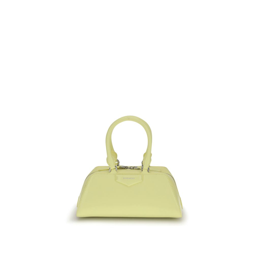 Givenchy Yellow Calf Leather Bos Taurus Handbag with elegant design and embossed logo