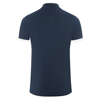 Aquascutum Blue Cotton Men Polo Shirt