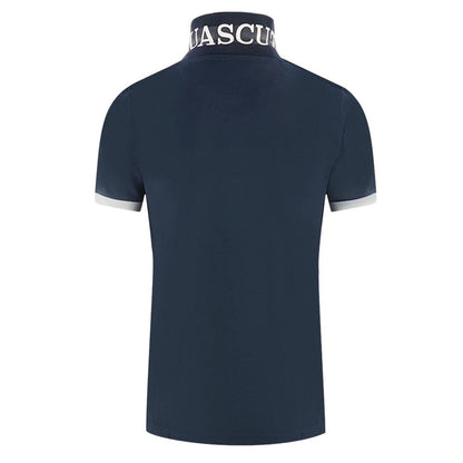Aquascutum Blue Cotton Men Polo Shirt