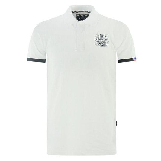 Aquascutum White Cotton Men's Polo Shirt