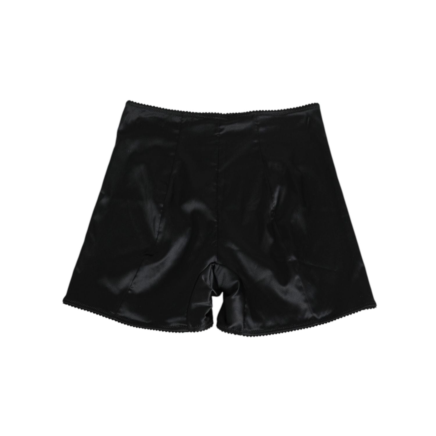 Dolce & Gabbana Black Silk Stretch Slip Cycling Women Underwear