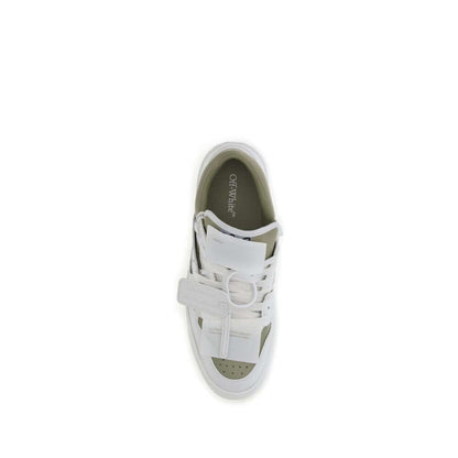 Off-White White Leather Low Top Sneakers