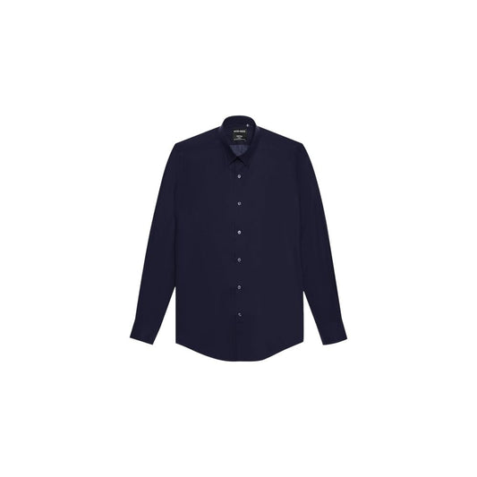 Antony Morato Blue Cotton Dress Shirt
