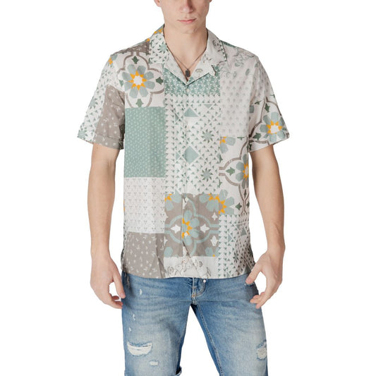 Antony Morato Green Viscose Shortsleeve Shirt