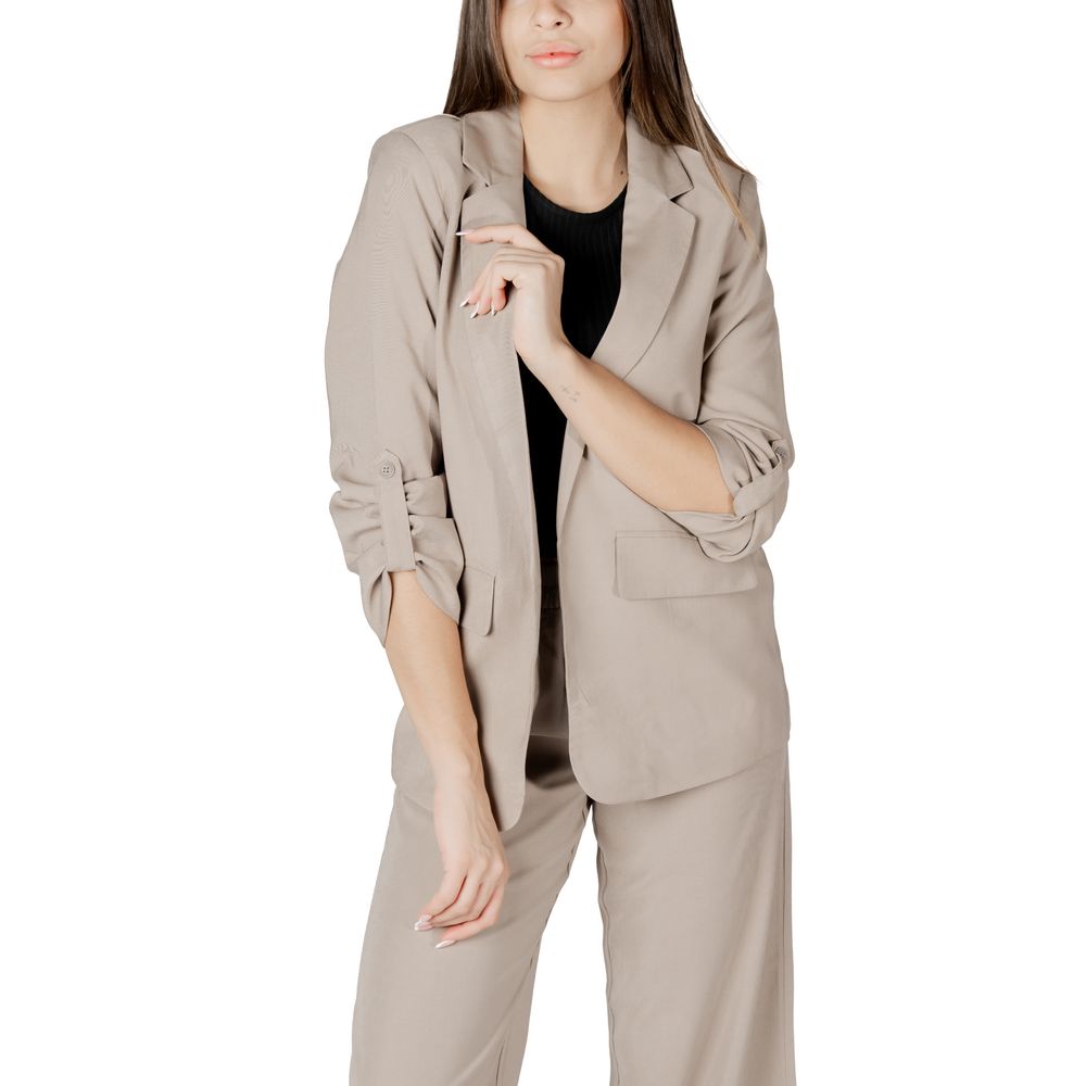 Only Beige Viscose Blazer 1728,71956299936,Beige,Blazers - Suits & Blazers - Clothing,Clothing,IT36|XXS,IT40|S,IT42|M,New with tags,Only,Suits & Blazers - Clothing,Women