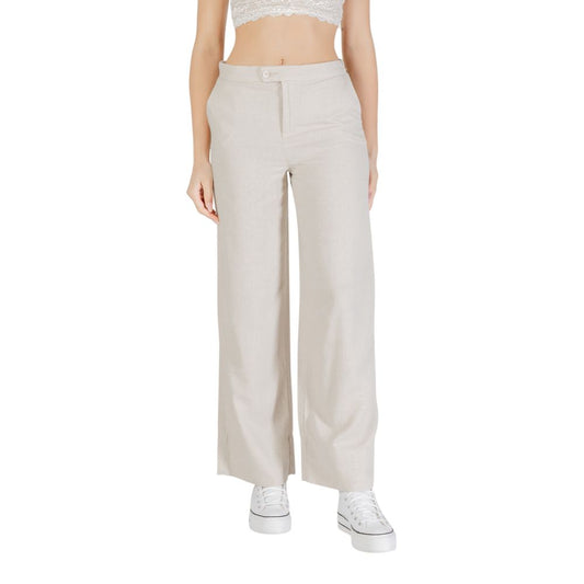 Only Beige Viscose Casual Pants 1728,71956299936,Beige,Casual Pants - Pants - Clothing,Clothing,L/32,M/32,New with tags,Only,Pants - Clothing,Women