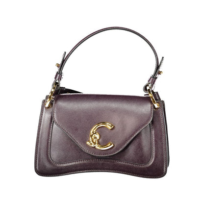 Coccinelle Purple Leather Handbag