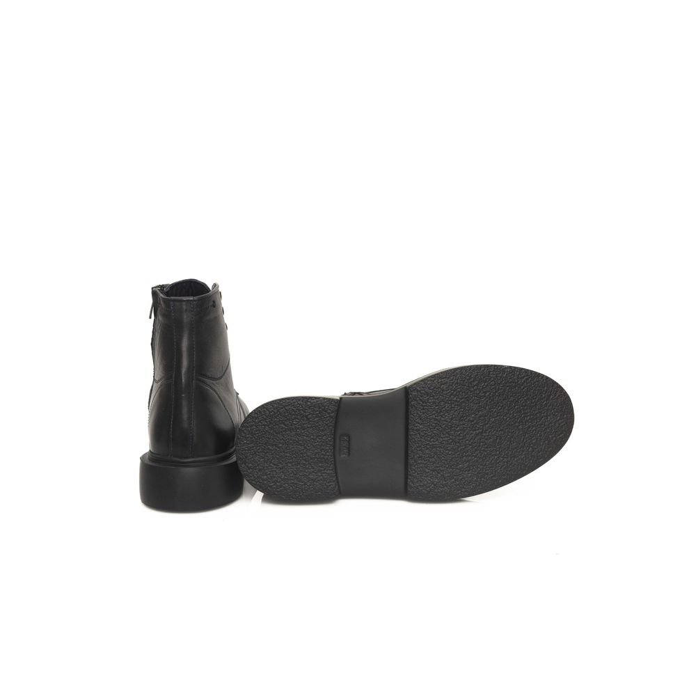 Cerruti 1881 Black Calfskin Boot